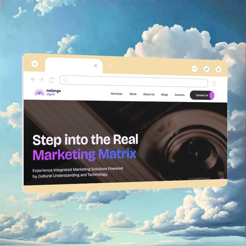 Digital Marketing Agency Website — interface preview